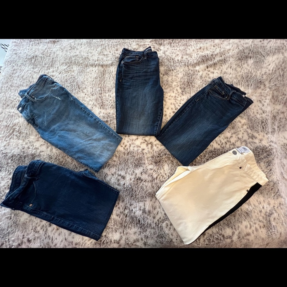 Lot of jeans 4 old navy 1 monroe